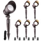 Foco de Paisaje LED LEONLITE 5W 12V IP65 Impermeable Luz Cálida