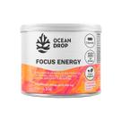 Focus Energy 60 Cápsulas Vegetais 500mg Vegano Energia e Foco Disposição Ocean Drop