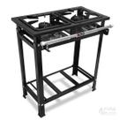 Fogão 2 Bocas Industrial Alta Pressão 30x30 com kit instalação doméstico residencial Fogão 2 Bocas Industrial Alta Pressão 30x30 com kit instalação doméstico residencial