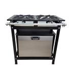 Fogão 2 Bocas Simples Cefaz com Forno Linha Gold Alta Pressão CFZG-119 Fogão 2 Bocas Simples Cefaz com Forno Linha Gold Alta Pressão CFZG-119