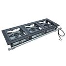 Fogão 3 Bocas Mesa 40x40 Super Luxo Aço 304 Alta Pressão P 6,5 Metalmaq