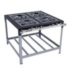 Fogão 4 Bocas 40x40 2QS 2QD M14 Stori Premium Perfil 6,5 Metalmaq - Porta Panela