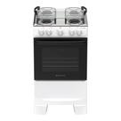 Fogão 4 Bocas à Gás Atlas Coliseum Plus com Mesa de Inox Branco Fogão 4 Bocas à Gás Atlas Coliseum Plus com Mesa de Inox Branco