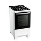 Fogão 4 Bocas a Gás Dako Supreme Glass com Acendimento Automático Mesa de Vidro Branco Bivolt Fogão 4 Bocas a Gás Dako Supreme Glass com Acendimento Automático Mesa de Vidro Branco Bivolt