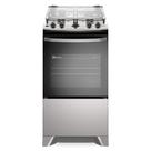 Fogão 4 Bocas à Gás Electrolux FE4IG Acendimento Automático Mesa de Inox PerfectCook Prata Bivolt Fogão 4 Bocas à Gás Electrolux FE4IG Acendimento Automático Mesa de Inox PerfectCook Prata Bivolt