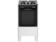 Fogão 4 Bocas a Gás Esmaltec Pérola 4114 Acendimento Automático e Mesa Inox Branco Bivolt