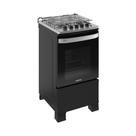 Fogão 4 Bocas a Gás Itatiaia Itachef com Acendimento Automático e Forno 58L Cor Preto Bivolt Fogão 4 Bocas a Gás Itatiaia Itachef com Acendimento Automático e Forno 58L Cor Preto Bivolt