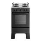 Fogão 4 Bocas Atlas Manual Milão Preto