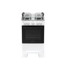 Fogão 4 Bocas Atlas Mônaco Plus Automático Mesa Inox Branco Bivolt Fogão 4 Bocas Atlas Mônaco Plus Automático Mesa Inox Branco Bivolt