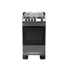 Fogão 4 Bocas Atlas Mônaco Top Automático Mesa Inox Titanium Bivolt