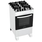 Fogão 4 Bocas Atlas Mônaco Top Glass Acendimento Automático