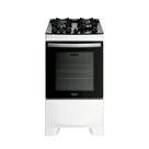 Fogão 4 Bocas Branco com Mesa de Vidro Dako Novo Supreme Glass Bivolt