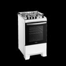 Fogão 4 Bocas Branco com Mesa Inox Dako Novo Supreme Bivolt