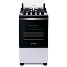 Fogão 4 Bocas Brastemp Clean BFO4NBB Acendimento Automático, Branco Fogão 4 Bocas Brastemp Clean BFO4NBB Acendimento Automático, Branco