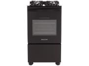 Fogão 4 Bocas Brastemp Preto Mesa de Vidro BFO4