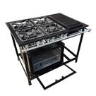 Fogão 4 Bocas Cefaz com Forno e Chapa Linha Gold Baixa Pressão CFZG-127C