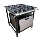 Fogão 4 Bocas Cefaz com Forno Linha Diamond Baixa Pressão CFZD-015