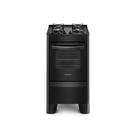 Fogão 4 Bocas Continental Automático com Mesa Compartimentada Preto FC4VP Bivolt