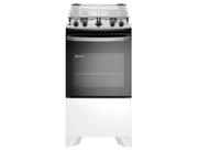 Fogão 4 Bocas Electrolux Inox Branco Efficient FE4IW