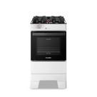 Fogão 4 Bocas Esmaltec Ideal Top Glass Limpa Fácil Branco Bivolt - T4VAB