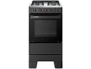 Fogão 4 Bocas Esmaltec Preto Ideal Pop 4120