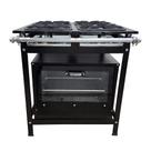 Fogão 4 Bocas Simples Cefaz com Forno Linha Gold Alta Pressão CFZG-128