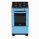 Fogao 4 Bocas Venax Delplus Vitreo Bl Azul Gas Glp
