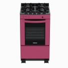 Fogao 4 Bocas Venax Delplus Vitreo Bl Pink Gas Glp