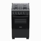 Fogao 4 Bocas Venax Picasso Mesa Inox GIIi Preto Fosco Gas Glp