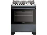 Fogão 5 Bocas a Gás Dako Supreme com Mesa de Inox e Forno 100L Titanium Bivolt