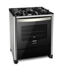 Fogão 5 Bocas a Gás Fischer Gran Cheff com Mesa de Vidro Temperado e Forno 110L Inox 220V Fogão 5 Bocas a Gás Fischer Gran Cheff com Mesa de Vidro Temperado e Forno 110L Inox 220V