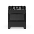 Fogão 5 Bocas Atlas Automático Milão Top Glass Mesa de Vidro Preto Fogão 5 Bocas Atlas Automático Milão Top Glass Mesa de Vidro Preto