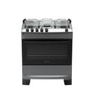 Fogão 5 Bocas Atlas Mônaco Top Automático Mesa Inox Titanium Bivolt
