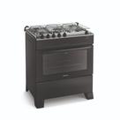 Fogão 5 Bocas Atlas Mônaco Top com Acendimento Automático e Forno 86L Preto Bivolt