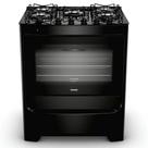 Fogão 5 Bocas Bivolt Com Mesa De Vidro Consul Preto Bivolt