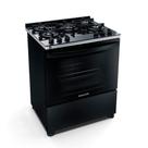Fogão 5 Bocas Brastemp BFS5VCE Mesa de Vidro Fogão 5 Bocas Brastemp BFS5VCE Mesa de Vidro