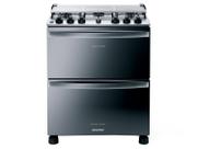 Fogão 5 Bocas Brastemp Inox Duplo Forno BFD5NCR