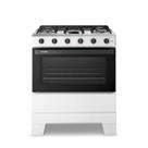 Fogão 5 Bocas com Mesa Inox e Acendimento Manual Ideal Pop 5120 Esmaltec