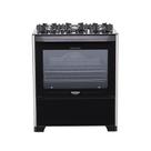 Fogão 5 Bocas Dako Magister com Mesa de Vidro e Acendimento Automático Preto Bivolt