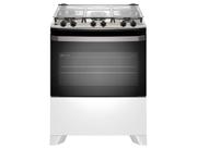 Fogão 5 bocas Electrolux Branco Efficient Mesa Inox, PerfectCook e VaporBake (FE5IW)