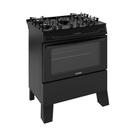 Fogão 5 Bocas Itatiaia Electra Glass Plus com Mesa de Vidro e Acendimento Automático Preto Bivolt Fogão 5 Bocas Itatiaia Electra Glass Plus com Mesa de Vidro e Acendimento Automático Preto Bivolt