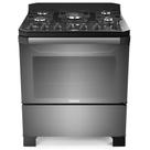 Fogão 5 Bocas Itatiaia Itamaster Digital com Mesa de Vidro Reflecta Fumê Prata Bivolt Fogão 5 Bocas Itatiaia Itamaster Digital com Mesa de Vidro Reflecta Fumê Prata Bivolt