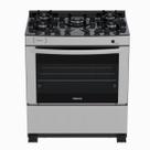 Fogao 5 Bocas Venax Delplus Vitreo Bl Inox Gas Glp