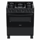 Fogao 5 Bocas Venax Picasso Line Preto Fosco Gas Glp