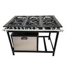 Fogão 6 Bocas Cefaz com Forno Linha Gold Baixa Pressão CFZG-135