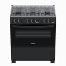 Fogao 6 Bocas Venax Picasso GIIi Preto Fosco Gas Glp