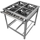 Fogão a Gás 4 Bocas 40x40 P9 Baixa Pressão Master Inox Cristal Aço Fogão a Gás 4 Bocas 40x40 P9 Baixa Pressão Master Inox Cristal Aço
