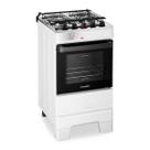 Fogão a Gás 4 Bocas Automático Ideal Top Branco Mesa Inox T4IAB - Esmaltec