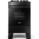 Fogão a Gás 4 Bocas com Mesa Esmaltada Preto CFO4ZAE Consul