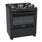 Fogao a Gas 5 Bocas Venax Delplus Vitreo BL Preto